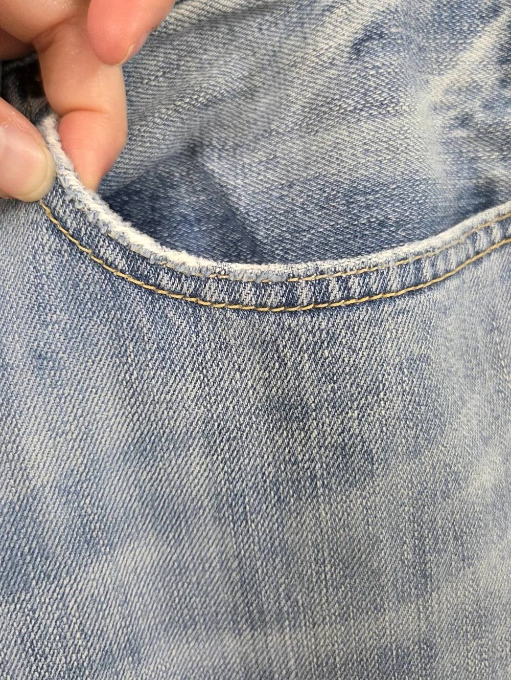 American Eagle Outfitters Mens Relaxed Straight Distressed Mens Jeans Size 33x30